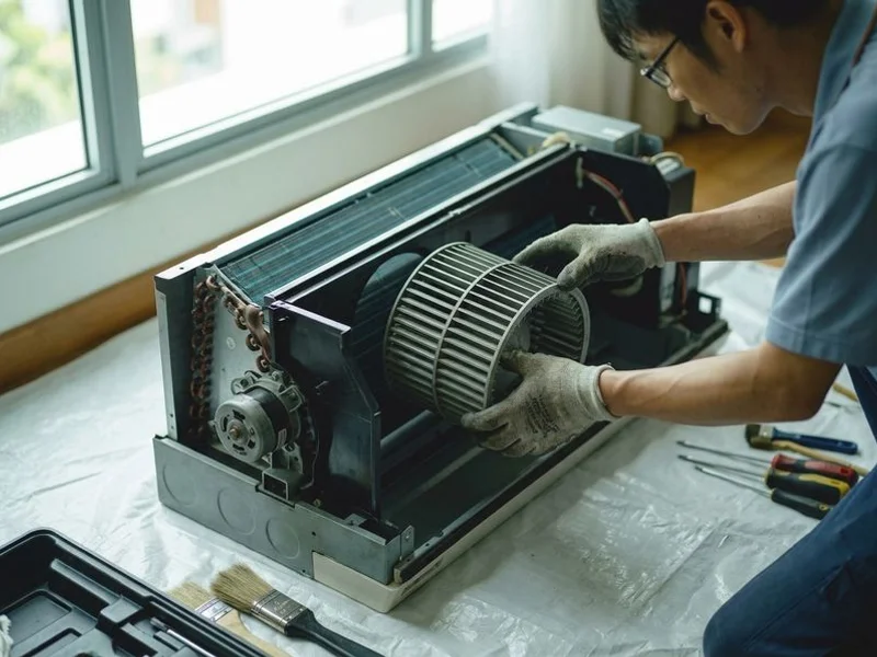 Aircon Chemical Wash, Singapore job sample 2